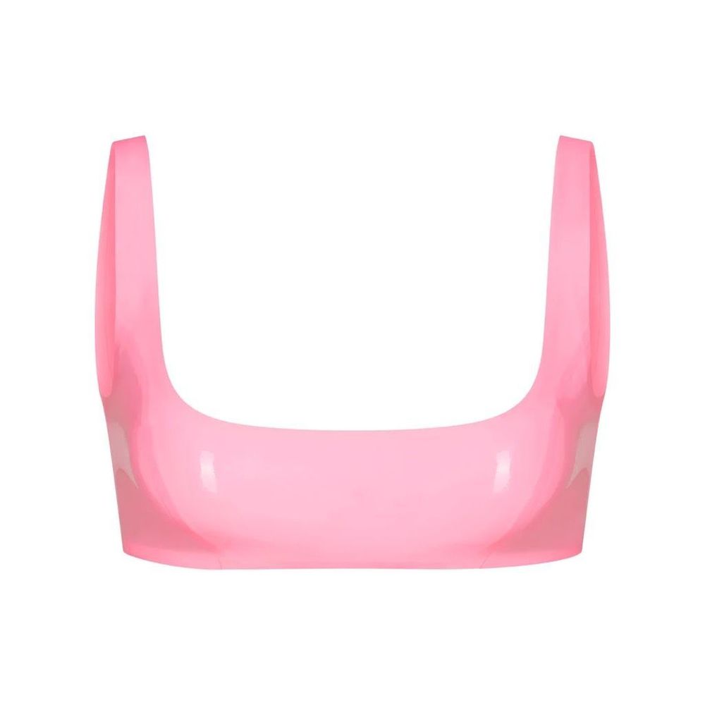 NWT Skims Latex Scoop Neck Bralette Sz SMALL in Neon Blush